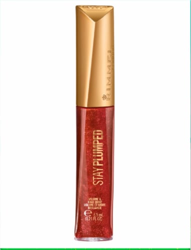 Rimmel Stay Plumped 760 Bronze Sugar Lip Gloss Perspective: front