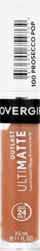 CoverGirl Outlast Ultimatte 100 Prosecco Pop Liquid Lipstick Perspective: front