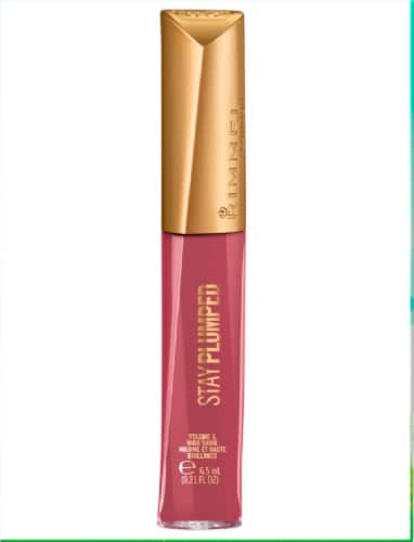 Rimmel Stay Plumped 211 Mauve Mama Lip Gloss Perspective: front