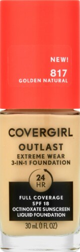 CoverGirl Outlast Extreme Wear 817 Golden Natural Foundation Perspective: front