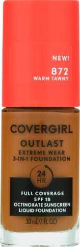 CoverGirl Outlast Extreme Wear 872 Warm Tawny Foundation Perspective: front