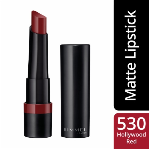 Rimmel London 530 Hollywood Red Long Lasting Matte Lipstick Perspective: front