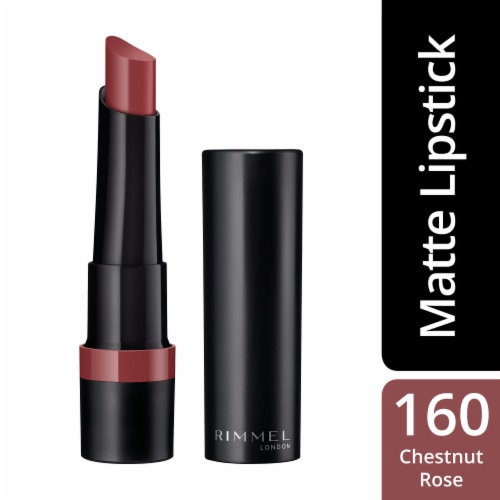 Rimmel London 160 Chestnut Rose Long Lasting Matte Lipstick Perspective: front