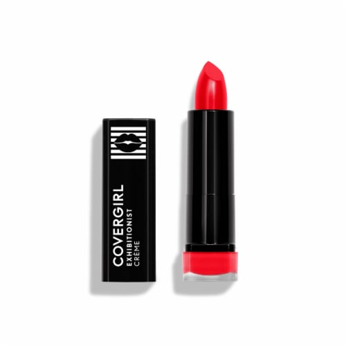 CoverGirl Exhibitionist Lit a Fire 500 Cream Lipstick Perspective: front