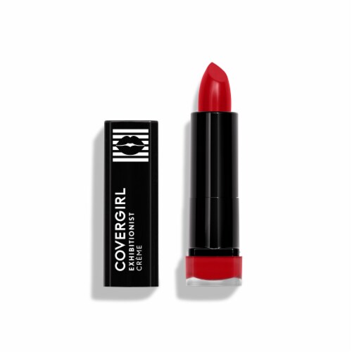 CoverGirl Exhibitionist Real Red 510 Creme Lipstick Perspective: front