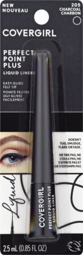 CoverGirl Point Perfect Plus 205 Charcoal Liquid Eye Liner Perspective: front