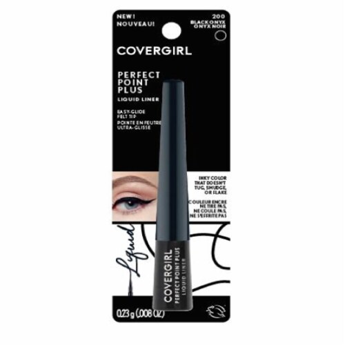 CoverGirl Perfect Point Plus Liquid Eye Liner - 200 Black/Onyx Noir Perspective: front