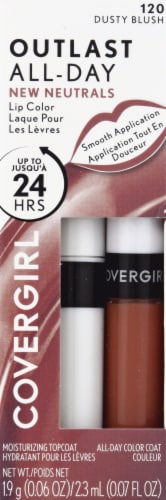 CoverGirl Outlast All Day 120 Dusty Rose Lip Color Perspective: front