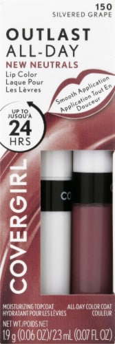 CoverGirl Outlast All Day 150 Silvered Grape Lip Color Perspective: front