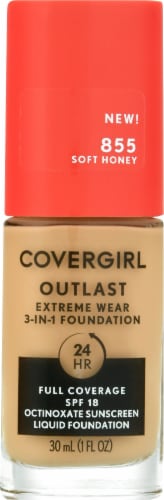 CoverGirl Outlast Extreme Wear 855 Soft Honey Foundation Perspective: front