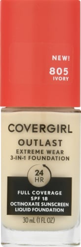 CoverGirl Outlast Extreme Wear 805 Ivory Foundation Perspective: front
