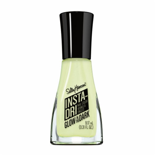 Sally Hansen Insta-Dri Glow In The Dark Crpitreal Nail Polish Perspective: front