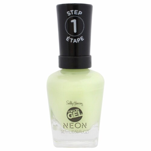 Sally Hansen Miracle Gel Neon 055 Lemon-Chilo Nail Color Perspective: front