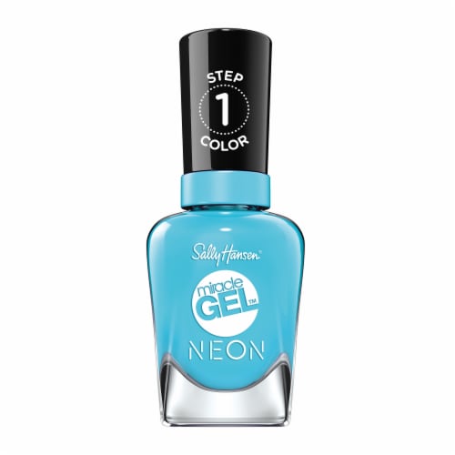 Sally Hansen Miracle Gel Neon 053 Miami Ice Nail Color Perspective: front