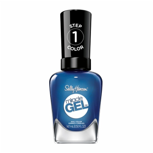 Sally Hansen® Miracle Gel™ 581 Blues Cruise Nail Color Perspective: front