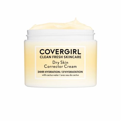 CoverGirl Clean Fresh Skincare Dry Skin Corrector Cream Perspective: front