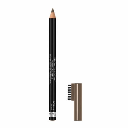 Rimmel Brow This Way Ash Brown Brow Pencil Perspective: front