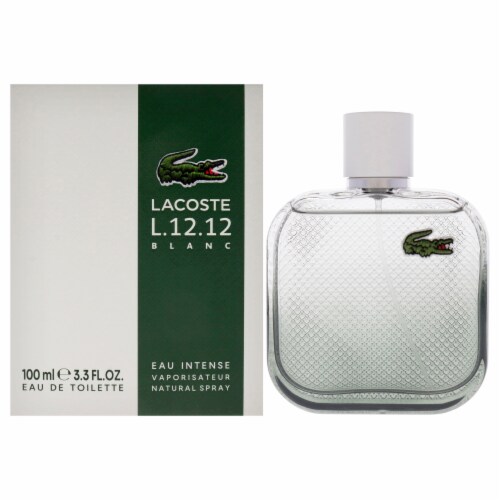 Lacoste Eau De Lacoste L.12.12 Blanc Eau Intense Eau De Toilette Spray By Lacoste - 3.3 oz