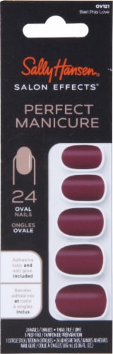 Sally Hansen® Salon Effects® Beet Pray Love Oval Nails Manicure Set Perspective: front
