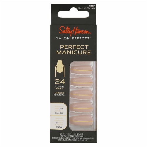 Sally Hansen® Salon Effects® Perfect Manicure Coffin Nails Perspective: front
