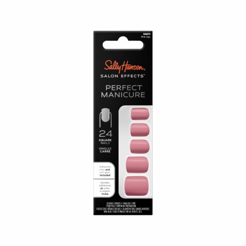 Sally Hansen® Salon Effects® Pink Clay Square Manicure Set Perspective: front