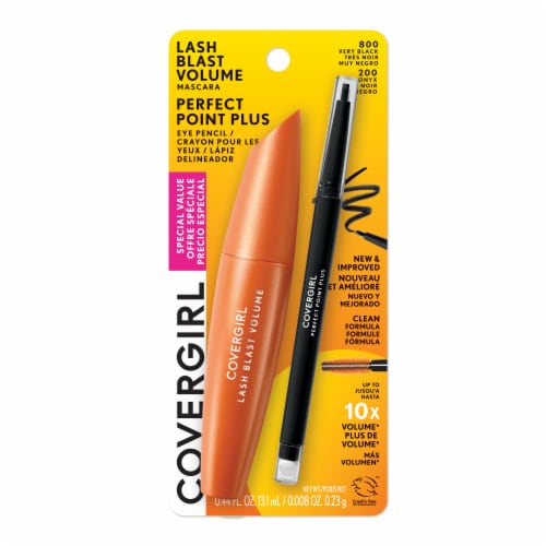 klasselærer panik støj CoverGirl Lash Blast Volume Mascara and Perfect Point Eye Pencil Pack -  Black, 1 pk - Fred Meyer