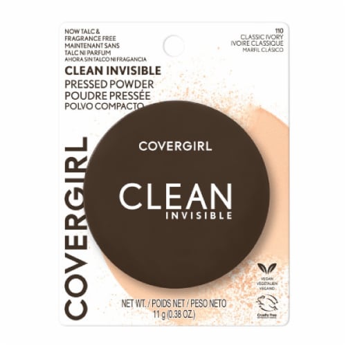 CoverGirl Clean Invisible Pressed Powder - 110 Classic Ivory Perspective: front