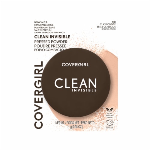 CoverGirl Clean Invisible Pressed Classic Beige Powder Perspective: front