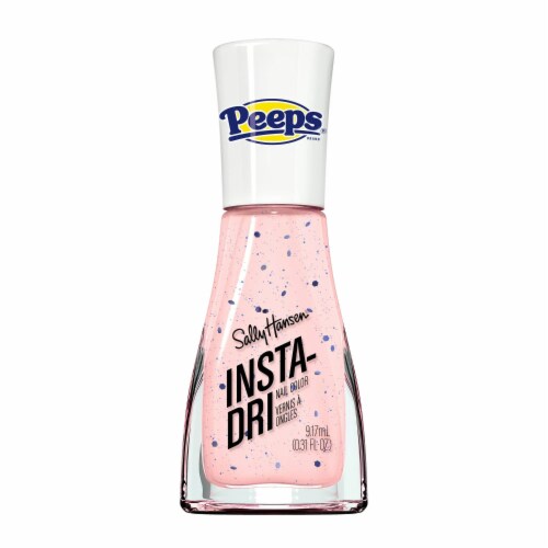 Sally Hansen Insta-Dri Nail Polish x PEEPS Collection, Cotton Candy, 0.31 fl oz Perspective: front