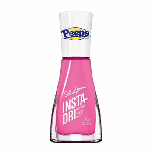 Peeps Pink Bunny Nail Polish Perspective: front