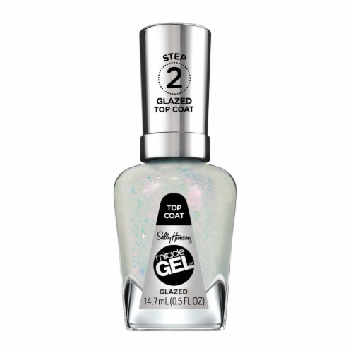 Sally Hansen® Miracle Gel™ Top Coat Glazed Nail Polish Perspective: front