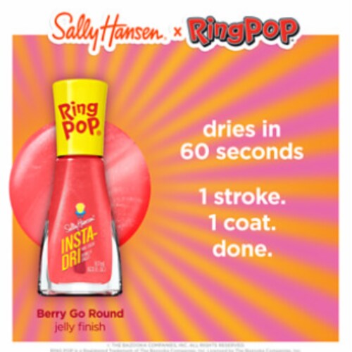 Sally Hansen Insta Dri Nail Polish - Berry Go Round Perspective: front