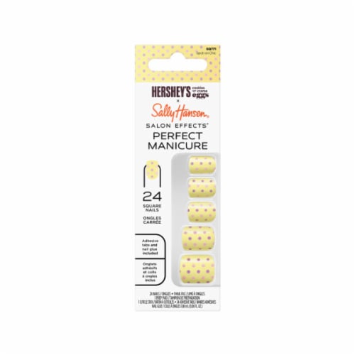 Sally Hansen® Salon Effects x Hershey’s® Cookies ‘N’ Creme Eggs Press-On Nails Perspective: front