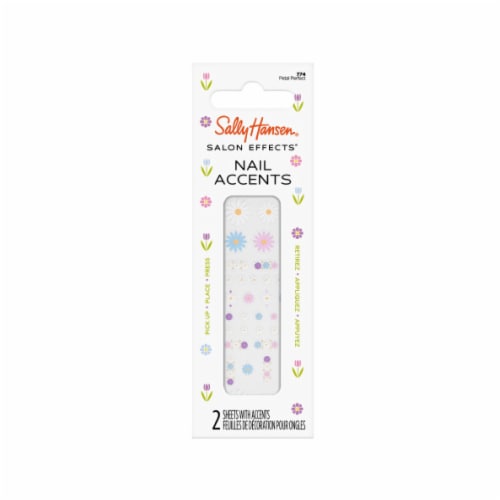 Sally Hansen® Salon Effects® x Hershey’s® Cookies ‘N’ Creme Eggs Nail Accents - Petal Perfect Perspective: front