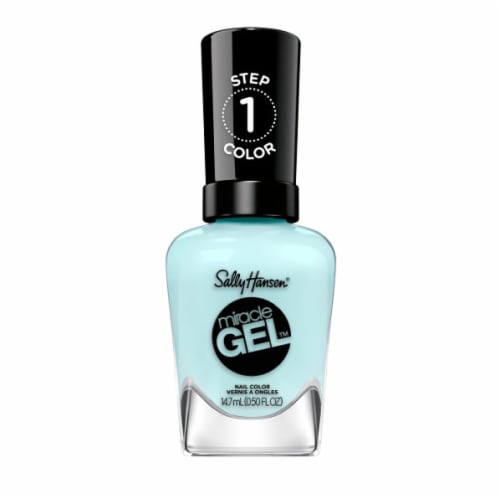 Sally Hansen® Miracle Gel™ Nail Polish - Grand Cyan Perspective: front