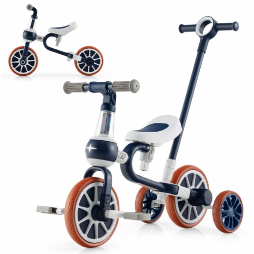 Hivvago 4 in 1 Kids Trike Bike with Adjustable Parent Push Handle and Seat Height 1 Pick n Save