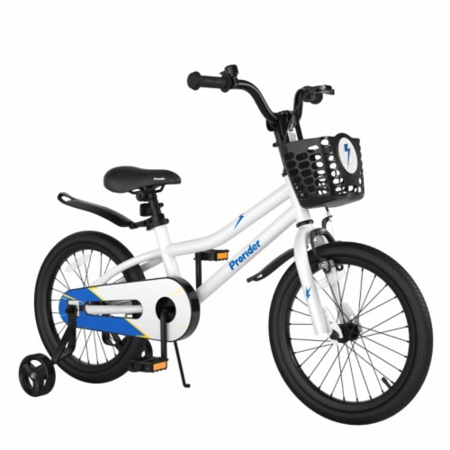 Hivvago 18 Feet Kids Bike with Removable Training Wheels White 18 inch Fred Meyer