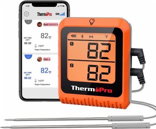 ThermoPro Wireless Meat Thermometer of 650FT for Smoker Oven 1 Piece Mariano s
