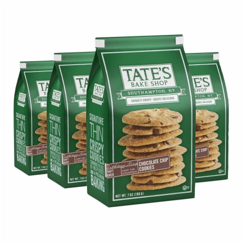 Tate's Bake Shop Chocolate Chip Cookies Pack of 4 Perspective: front