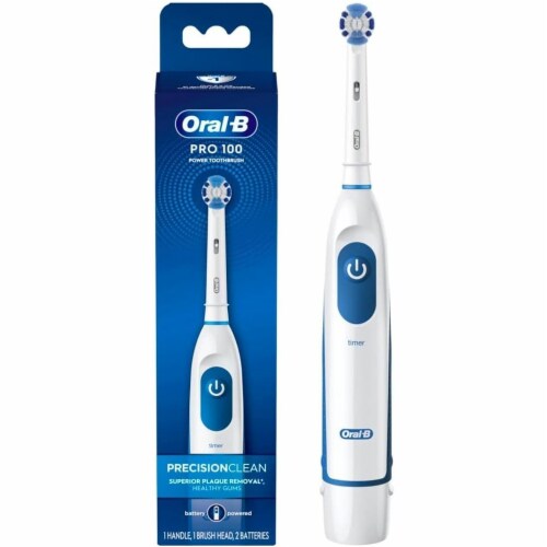 Oral B Pro Health Clinical Electric Toothbrush with Battery Power Multicolor 1 Pick n Save