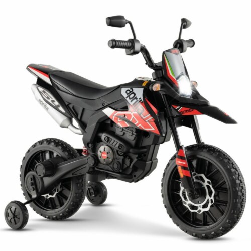 Hivvago Aprilia Licensed Kids Ride On Motorcycle with 2 Training Wheels ...