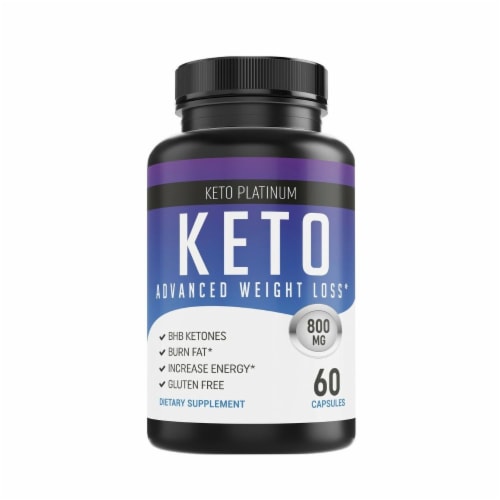 Keto Platinum Weight Loss Fat Burner Supplement for Women Men 60 Capsules Fred Meyer