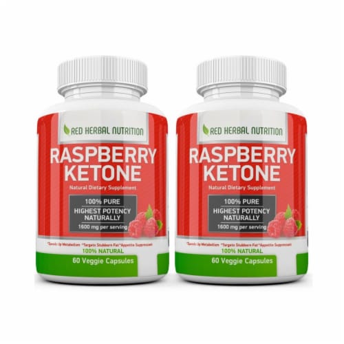2 Bottles Advanced Weight Loss Raspberry Ketone Red Herbal Nutrition
