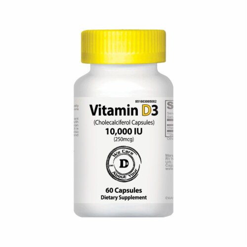 RV Nutritional LLC Rv Nutritional Vitamin D3 10000 60 Capsules, 60