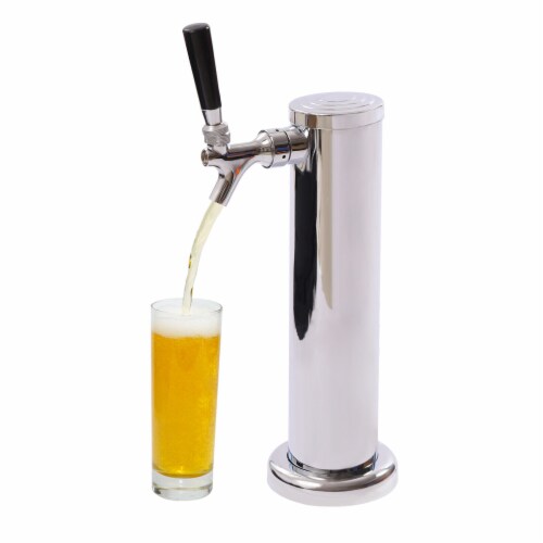 Kitcheniva Stainless Beer Tower Dispenser With Faucet Tap Pipe, 1