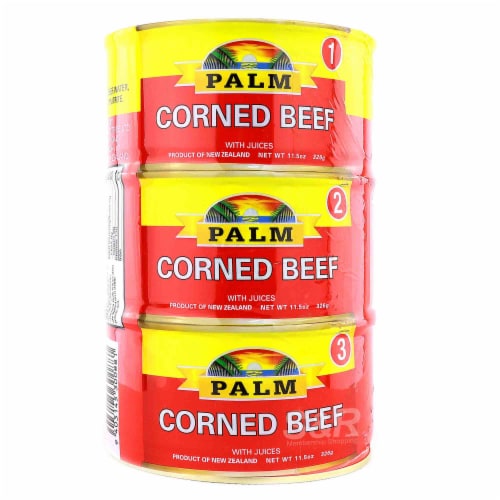 Palm Corned Beef with Juices - 3 Pack Perspective: front