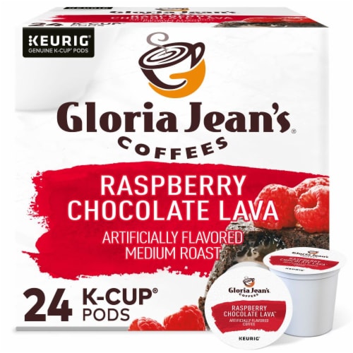 Gloria Jean's Raspberry Chocolate Lava Coffee - 24 Ct Perspective: front