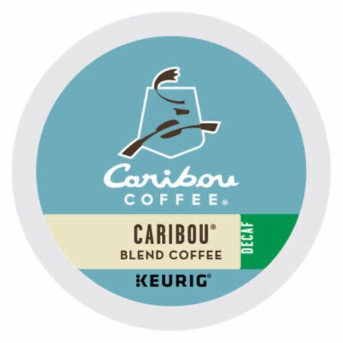 Caribou Coffee Keurig K-Cup Pods 96 Count - Decaf Perspective: front