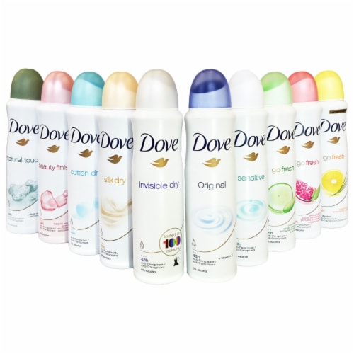 Dove Body Spray Antiperspirant 150 ml 12 Pack - Pomagranate & Lemon, 150 ml/  12 Pack - Kroger