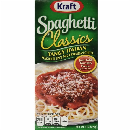Kraft Spaghetti Classics Tangy Italian 8 oz -3 Pack Perspective: front